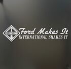 Ford makes it international Powerstroke Diesel Sticker 4x4 window decal