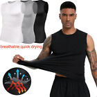 Mens Athletic Compression Vest T-Shirt Sleeveless Workout Tank Top Sport Singlet