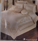 Touch Of Class Versailles Pearl Embroidered Grande Bedspread Set Luxury Queen