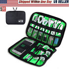 Travel Electronics Cable Organizer Bag Storage Case for Cords USB Accessories