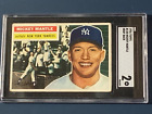 1956 Topps Mickey Mantle Yankees Card #135 HOF. Certified SGC 2 - White Back WB