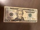 Fancy Serial Number - $20 US Federal Reserve Note: 4 Digit Repeater: 1782 1782