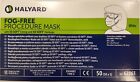 *50-Pieces* Halyard Fog Free Procedure Face Mask Type II Earloop White 62363
