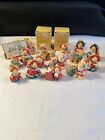 Lot of 17 Vintage Ganz Little Cheesers Mice Mouse Figurines & 2 Boxes ~ 1991
