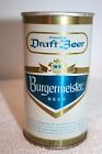 Burgermeister Draft Beer 12 oz. 1969 SS pull tab - San Francisco, California