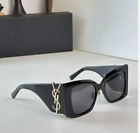 Saint Laurent SL M119/F BLAZE 001 Black Soft Square Women's Sunglasses.1