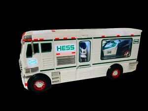 2018 Hess RV With ATV And Motorbike Trucks Gas And Oil Collectible Tested Works