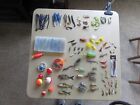 50+ fishing lures large lot - new unused and used.