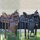 Western Cordura Trail Barrel Pleasure Horse Saddle Synthetic Tack Used