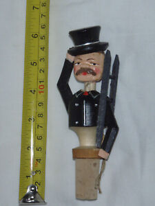 Anri (?) hat tipping chimney sweep....mechanical bottle stopper....free shipping