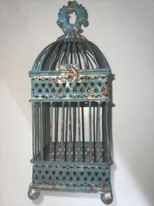 Metal Decorative  Farmhouse Style Bird cage