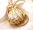 Mermaid Melody Locket Seashell Necklace Inspired from the Little Mermaid Ariel