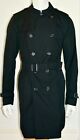 NWT BURBERRY MENS SANDRINGHAM DOUBLE BREASTED TRENCH COAT JACKET US 46 EU 56