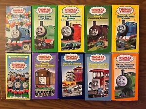 Thomas & Friends 10 VHS Lot: Percy, Carlin, Baldwin, Sodor Celebration, 10 Years