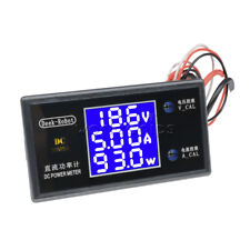Digital DC 50V 5A 250W LCD Display Voltmeter Wattmeter Volt Current Power Tester