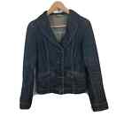 CAbi Jeans Women's Size S 860 Lucy Blazer Medium Wash Denim Blue Jean Jacket