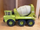Vintage Mighty TONKA Lime Green Ready Mixer Cement Truck 6-Wheel Tandem Axle