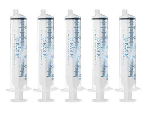 60cc | 60ml  BASIK ENFit Feeding Reusable Syringe Silicone O-ring 5/pak Enteral