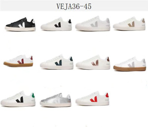 Hot! VEJA Women's  Fashion Sneaker Shoes Casual Shoes Leather  6-12