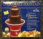 Chocolate Fountain 3 Tier By Rival CFF5 2005 21 Inches 3-5lbs