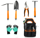 Gardening Tools, 6-Piece Heavy Duty Garden Tool Set, Rust-Proof Gardening Hand T