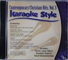 Contemporary Christian Hits Volume 3 NEW Karaoke Style CD+G Daywind 6 Songs