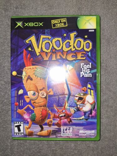 Voodoo Vince (Microsoft Xbox, 2003) Complete In Box CIB