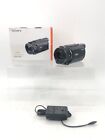 Sony FDR-AX53 Black 16.6MP 4K HD 20x Wide Zoom Handycam Camcorder in Box