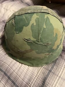 US M1 Helmet Rear  Seam Vietnam Set Mitchell Cover