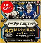 NEW Panini 2021 Prizm Football NFL Mega Box Fanatics (40 Cards) Purple Autos