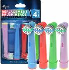 Alayna Kids Toothbrush Replacement Brush Heads for Oral B Braun - 4 Pack