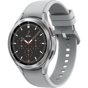 Samsung Galaxy Watch 4 Classic, 46mm, Silver, Silver/Grey, LTE, New