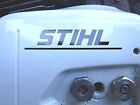 STIHL CUSTOM CHAINSAW CLUTCH COVER LETTERING STICKER DECAL TO AFTERMARKET BLANKS