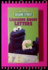 New ListingSesame Street Learning About Letters VHS Video Tape Rare VTG Cookie Monster
