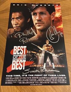 * BEST OF THE BEST 2 * signed 12x18 poster *ERIC ROBERTS, SIMON PHILLIP RHEE* 2