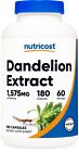 Nutricost Dandelion Extract 525mg, 180 Capsules - 1575mg Serving, Non-GMO