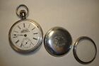 Waltham? Railroad Special Pocket Watch 18s Royal Watch Co Sterling Silver Case