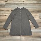 Charter Club 2-Ply 100% Cashmere Cardigan Sweater SZ Large Tan Brown Soft Knit