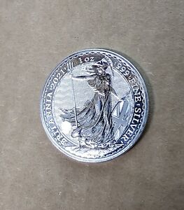 2021 U.K. 2 Pound Silver Britannia .999 1 oz Brilliant Uncirculated