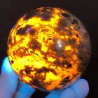 New Listing327g Natural Yooperlite Fire Stone Sphere Crystal Quartz Mineral Healing P164