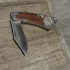 American Historic Society 26614 Stainless Folding Knife With Vintage 1936 Coin
