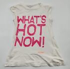 Miss Grant Girls’ 100% Cotton White T-Shirt Top Size 6-7 Years Pre-owned