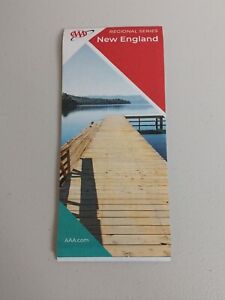 New ListingAAA Series New England Regional Highway Road Map CT, ME, MA, NH, RI and VT *NEW*