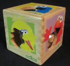 Sesame Street Sort N Shape Friends Wooden Cube Blocks Shapes