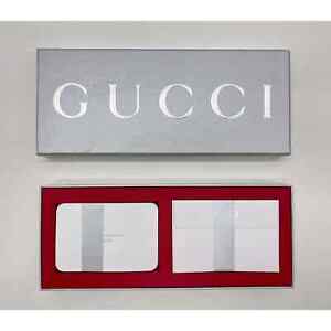 Gucci Special Edition Holiday Stationary Cards Gift 10 Cards/Envelopes #96B