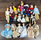 Vintage Mixed Lot of Dollhouse Dolls
