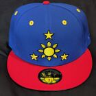 7 1/8 Philippines Sun and Stars Flag Blue Red Yellow Gray UV Hat Club NewEra5950