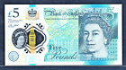 England Great Britain UNC Note 5 Pounds 2015 Elizabeth II - W. Churchill Polymer