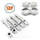 Accessories Chrome Smart Door Handle + Bowl Trims For 2003-2013 Toyota Corolla (For: Toyota Corolla)