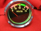 Voltmeter gauge for lawn tractor, cars, trucks, tractors 8-16 volts ssw0008